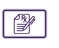 a graphic of a prescription pad
